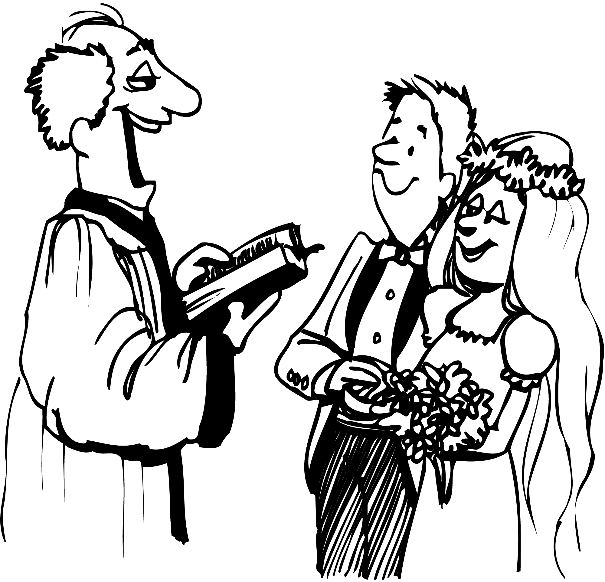 indian wedding clipart free black and white - photo #44